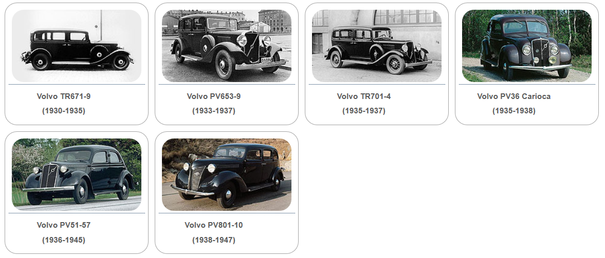 خودرو های ولوو 1930 -partlandgroup.ir