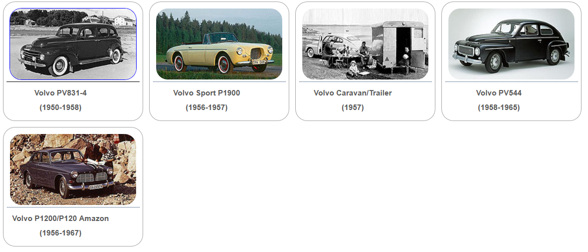 خودرو های ولوو 1950 -partlandgroup.ir